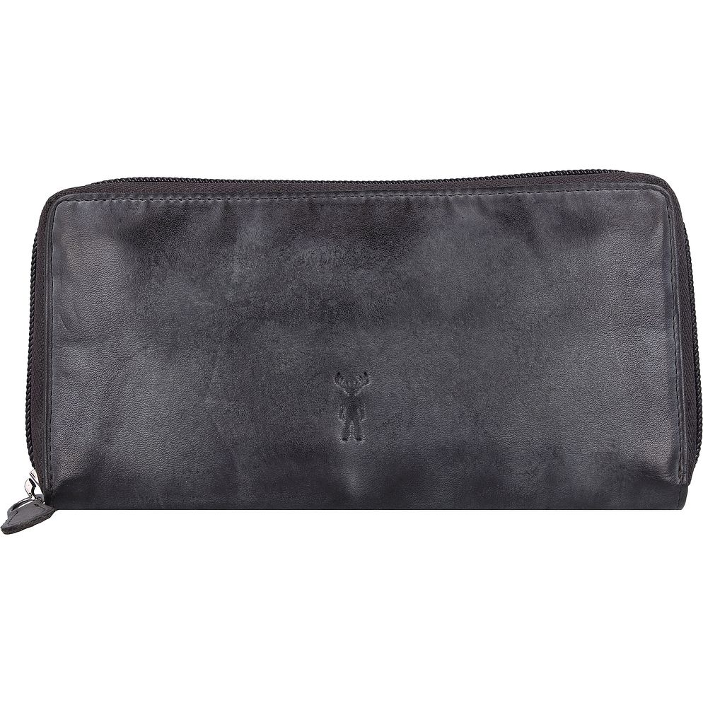 Jack Kinsky Nelson Portafoglio Protezione RFID Vera Pelle 20 cm Jack Kinsky Nelson Portafoglio Protezione RFID Vera Pelle 20 cm