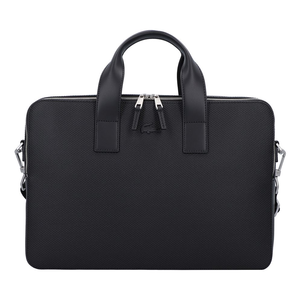 Lacoste Chantaco Valigetta Vera Pelle 39 cm Vano porta PC Lacoste Chantaco Valigetta Vera Pelle 39 cm Vano porta PC