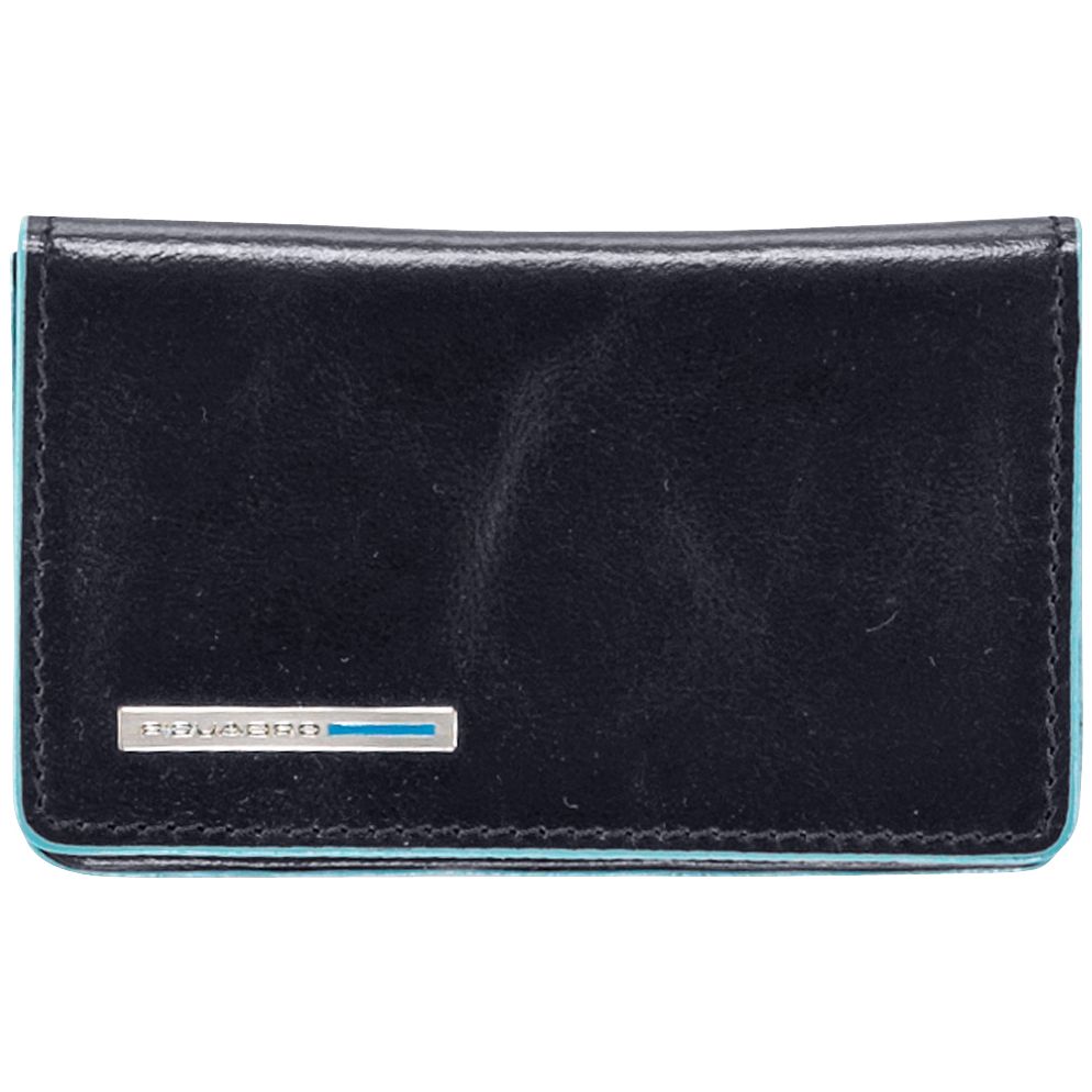 Piquadro Blue Square Custodia per biglietti da visita Vera Pelle 10 cm