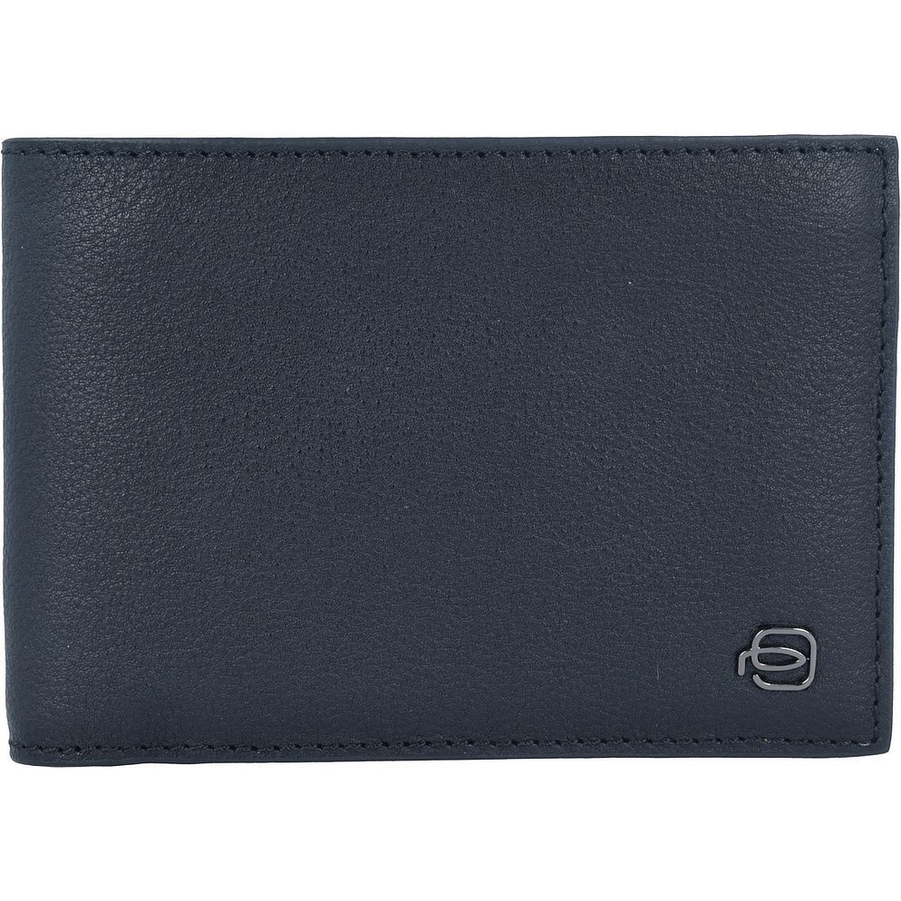 Piquadro Black Square Portafoglio Protezione RFID Vera Pelle 12.5 cm Piquadro Black Square Portafoglio Protezione RFID Vera Pelle 12.5 cm