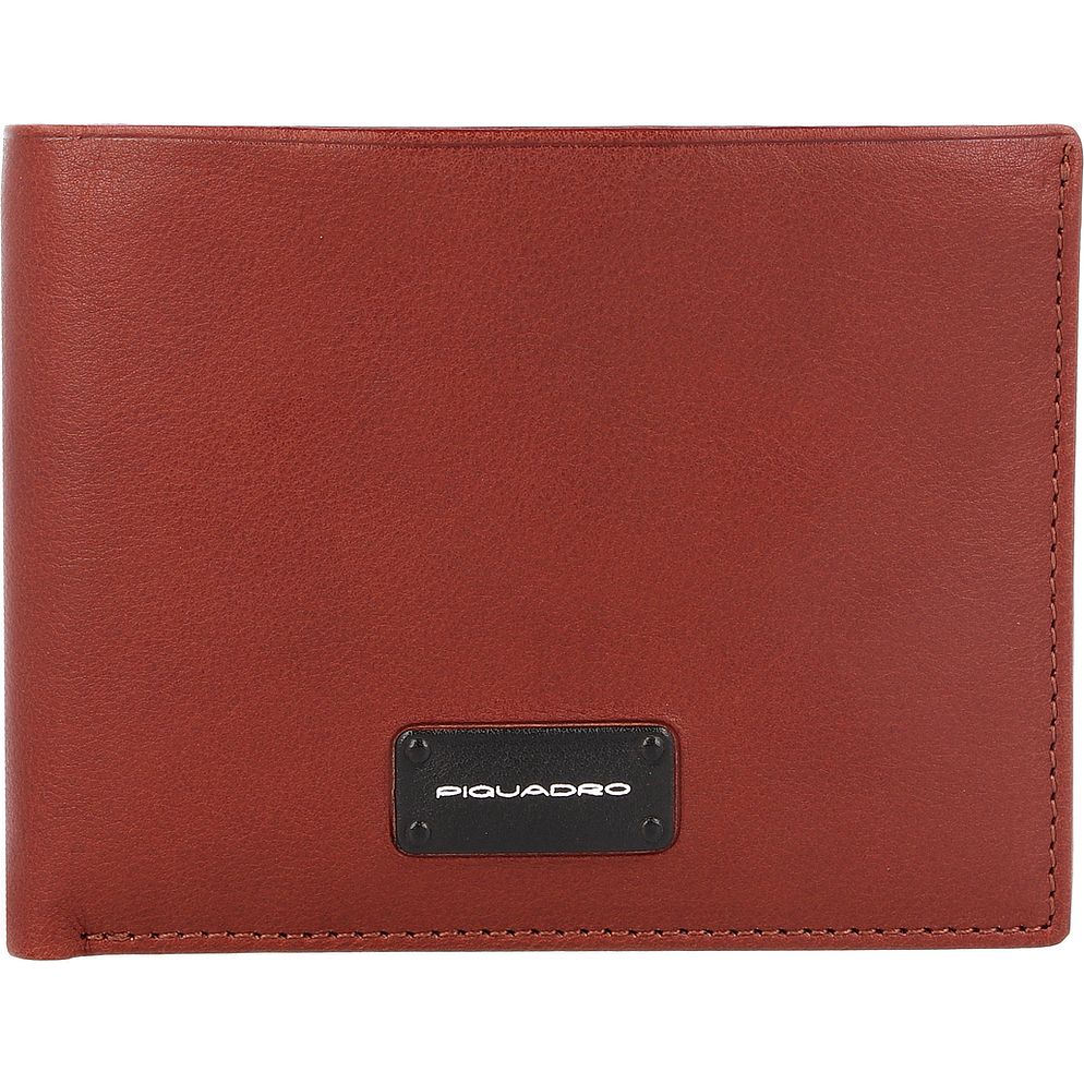 Piquadro Harper Portafoglio Protezione RFID Vera Pelle 14 cm Piquadro Harper Portafoglio Protezione RFID Vera Pelle 14 cm