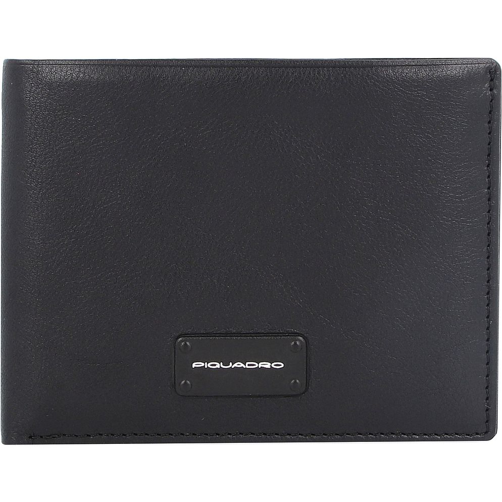 Piquadro Harper Portafoglio Protezione RFID Vera Pelle 14 cm Piquadro Harper Portafoglio Protezione RFID Vera Pelle 14 cm