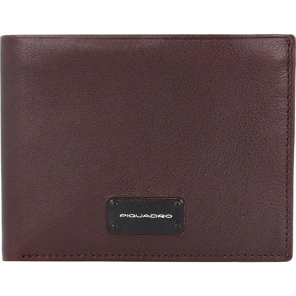 Piquadro Harper Portafoglio Protezione RFID Vera Pelle 14 cm Piquadro Harper Portafoglio Protezione RFID Vera Pelle 14 cm
