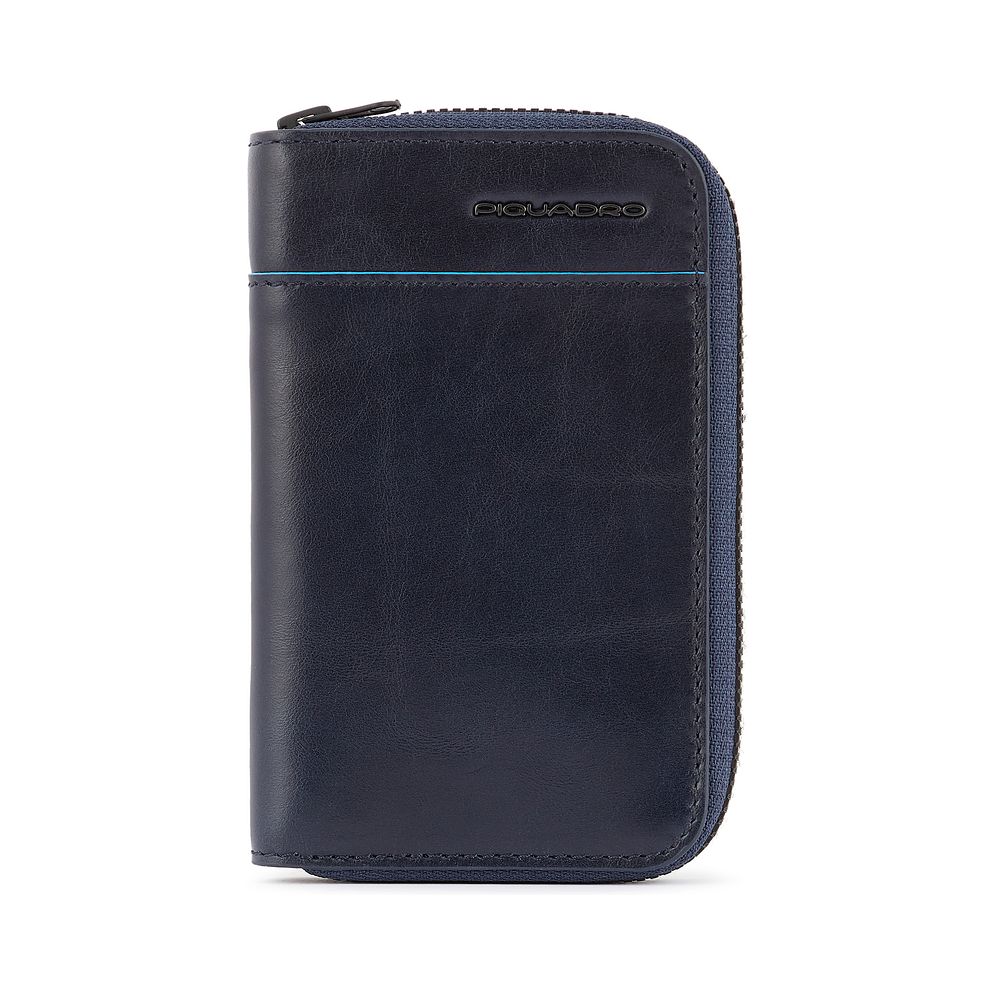 Piquadro Blue Square Revamp Portafoglio Protezione RFID Vera Pelle 3 cm Piquadro Blue Square Revamp Portafoglio Protezione RFID Vera Pelle 3 cm