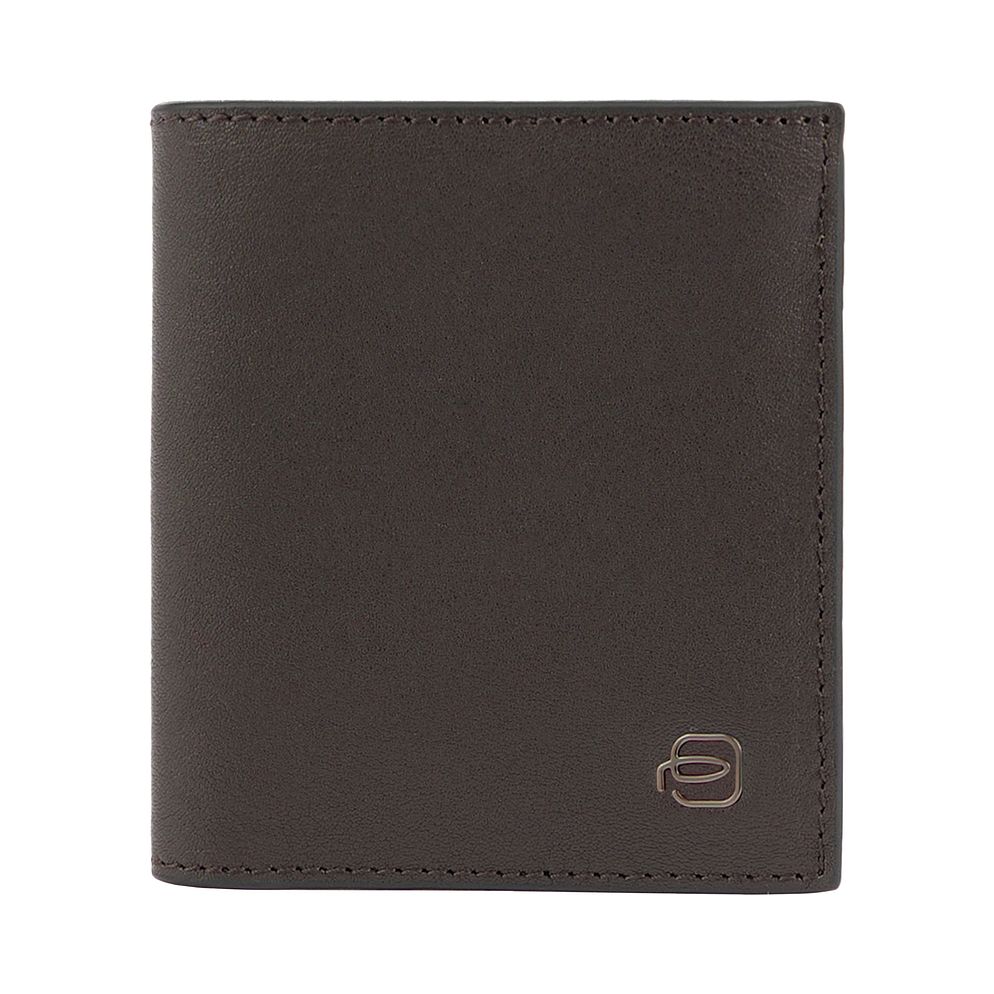 Piquadro Black Square Portafoglio Protezione RFID Vera Pelle 10 cm Piquadro Black Square Portafoglio Protezione RFID Vera Pelle 10 cm