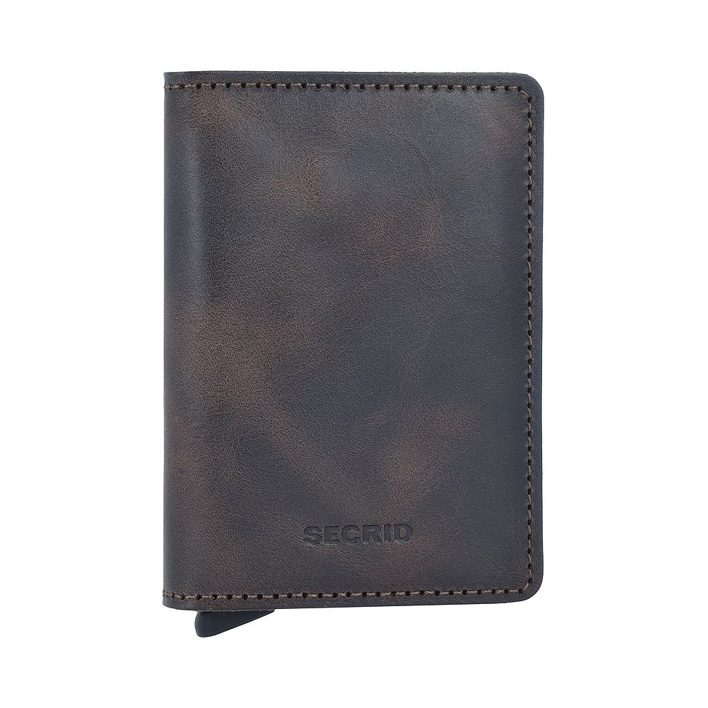 Secrid Slimwallet Custodia per carta di credito Protezione RFID Vera Pelle 6.5 cm