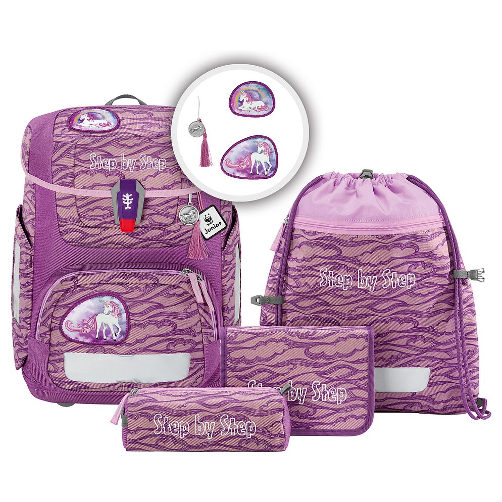 Step by Step Circle Set di borse per la scuola 5 pezzi Step by Step Circle Set di borse per la scuola 5 pezzi