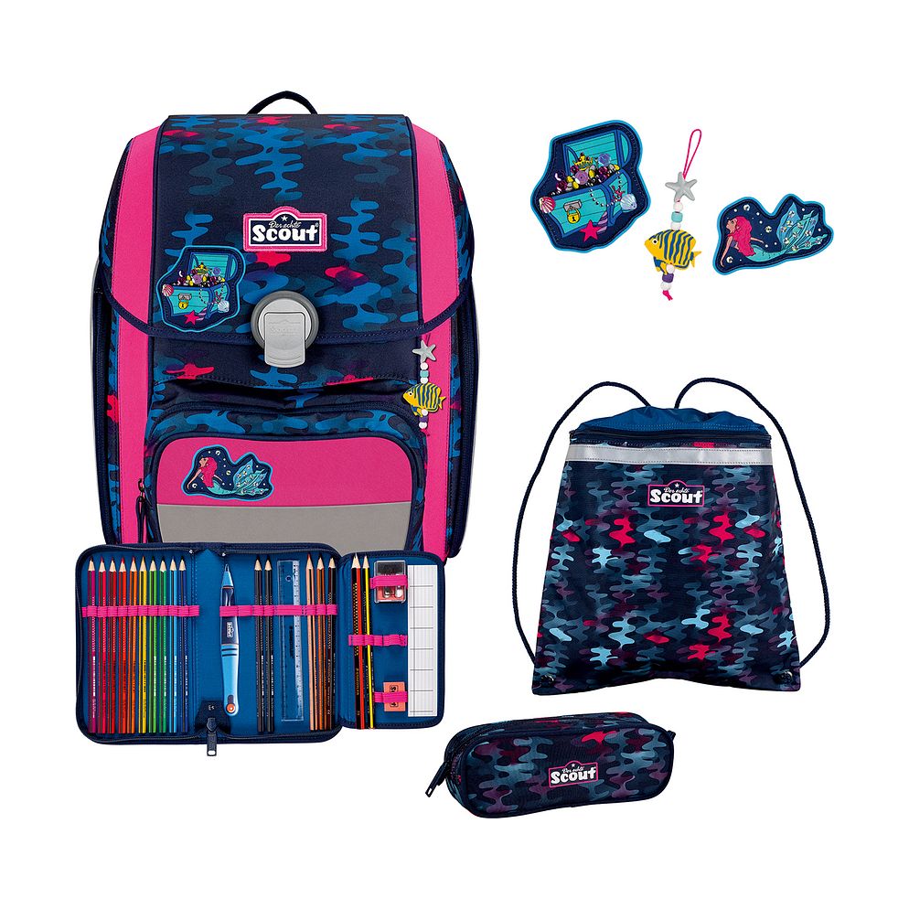 Scout Genius Juego de mochilas escolares 4 piezas Scout Genius Juego de mochilas escolares 4 piezas