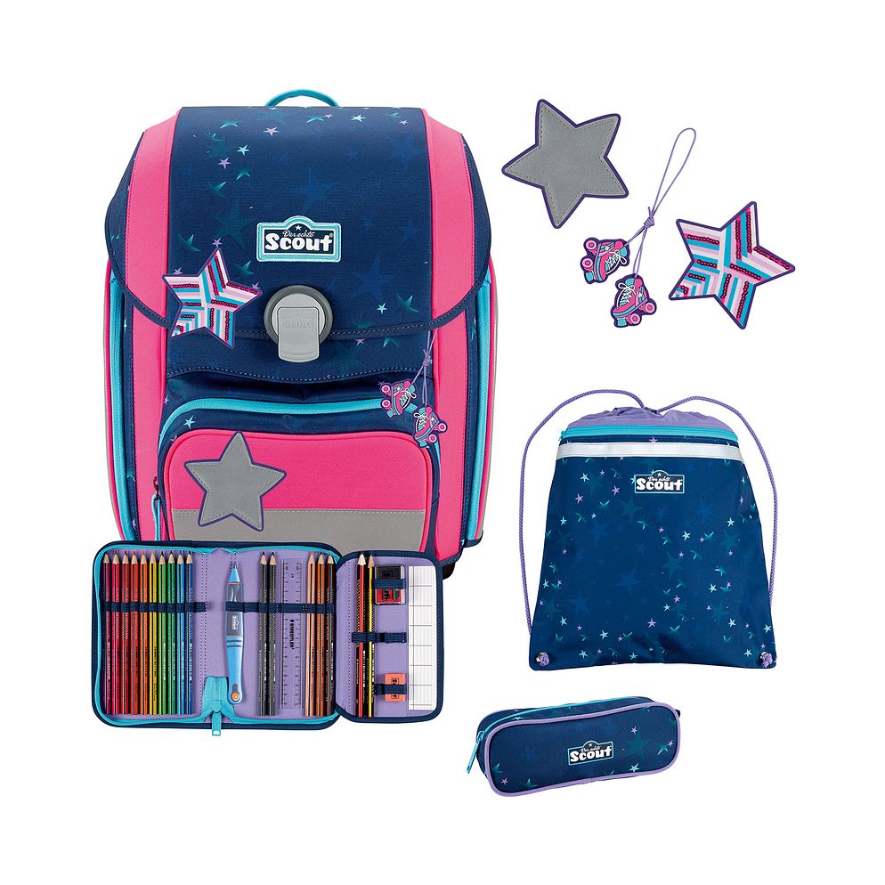 Scout Genius Juego de mochilas escolares 4 piezas Scout Genius Juego de mochilas escolares 4 piezas