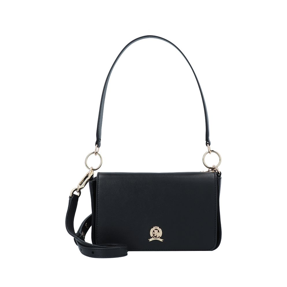 Tommy Hilfiger Crest Borsa a spalla Vera Pelle 21.5 cm