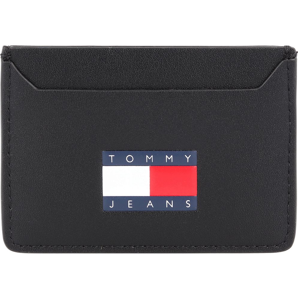 Tommy Hilfiger Jeans TJM Heritage Custodia per carta di credito Vera Pelle 9.5 cm