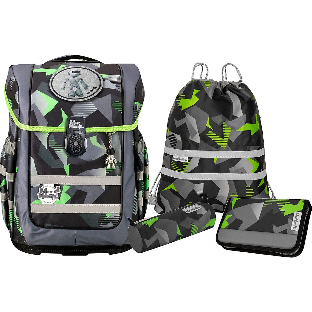 McNeill Ergo Compacto Set di borse per la scuola 5 pezzi