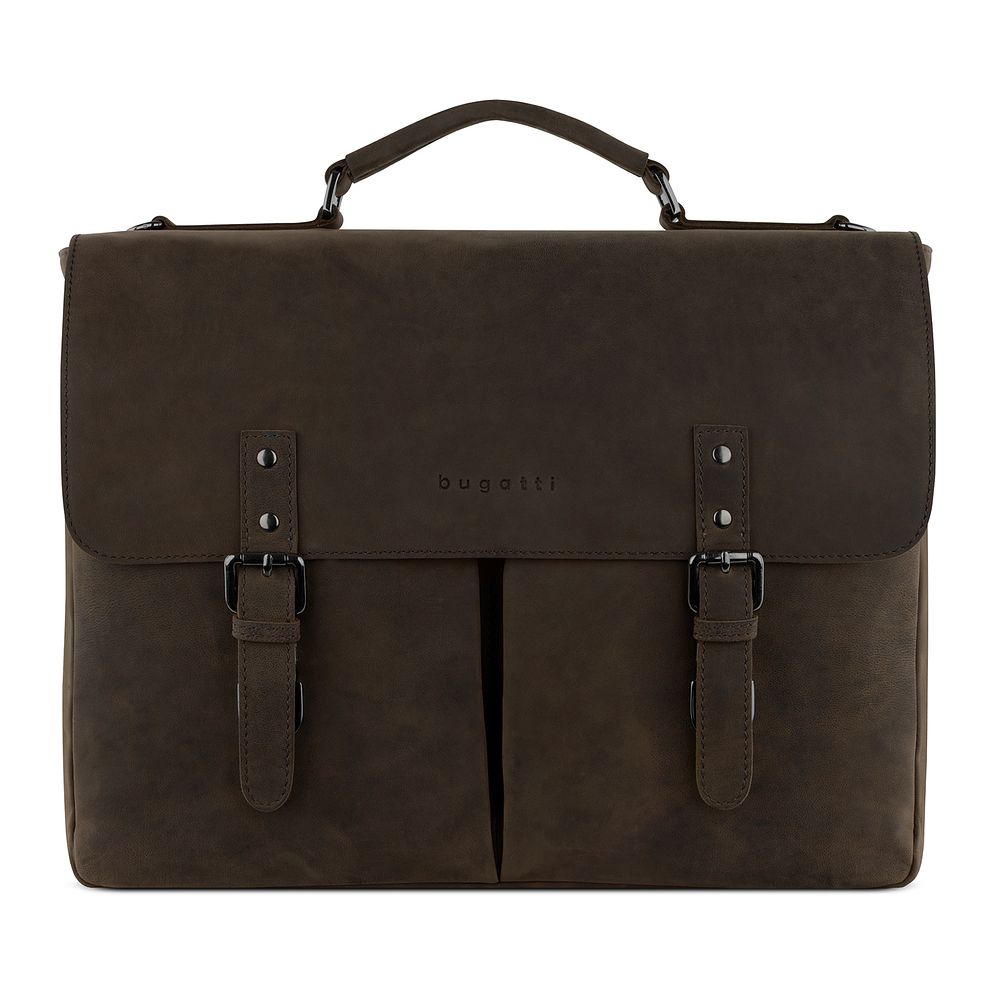 bugatti Luca Messenger-laukku Nahka 39 cm Kannettavan tietokoneen taskun syvyys bugatti Luca Messenger-laukku Nahka 39 cm Kannettavan tietokoneen taskun syvyys
