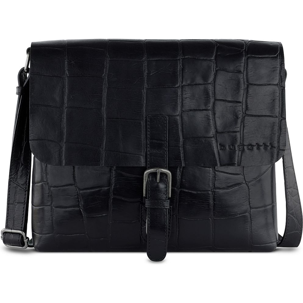 bugatti Nevio Cartella Messenger Vera Pelle 30 cm bugatti Nevio Cartella Messenger Vera Pelle 30 cm