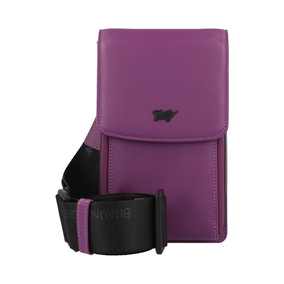 Braun Büffel Capri Mini Borsa Borsa a tracolla Vera Pelle 10 cm Braun Büffel Capri Mini Borsa Borsa a tracolla Vera Pelle 10 cm