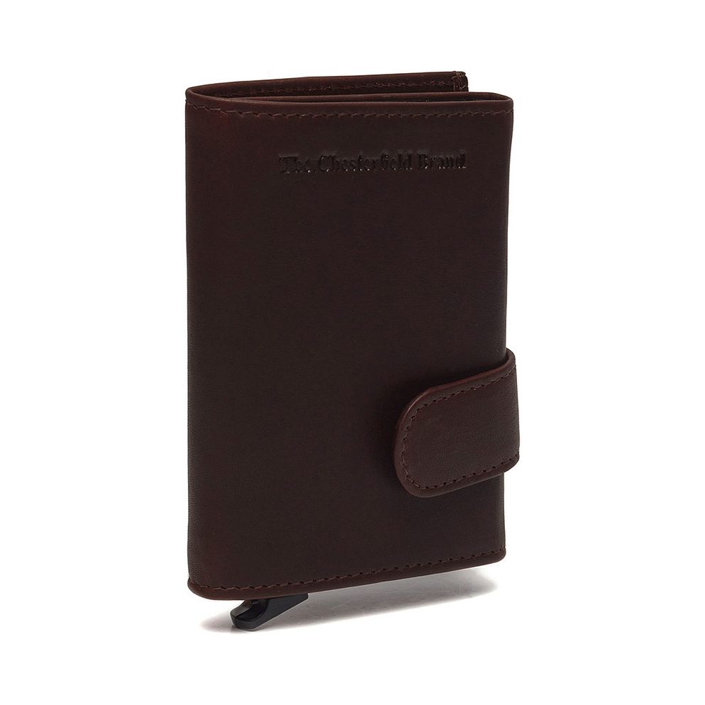 The Chesterfield Brand Frankfurt Custodia per carta di credito Protezione RFID Vera Pelle 7.5 cm