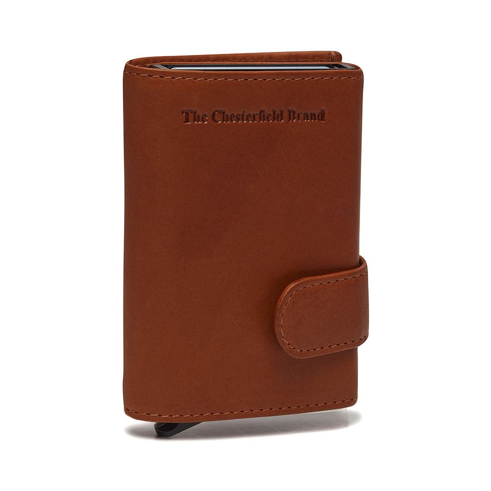 The Chesterfield Brand Frankfurt Custodia per carta di credito Protezione RFID Vera Pelle 7.5 cm