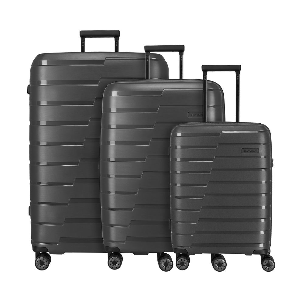 Travelite Air Base 4 ruote Set di valigie 3 pezzi espandibile Travelite Air Base 4 ruote Set di valigie 3 pezzi espandibile