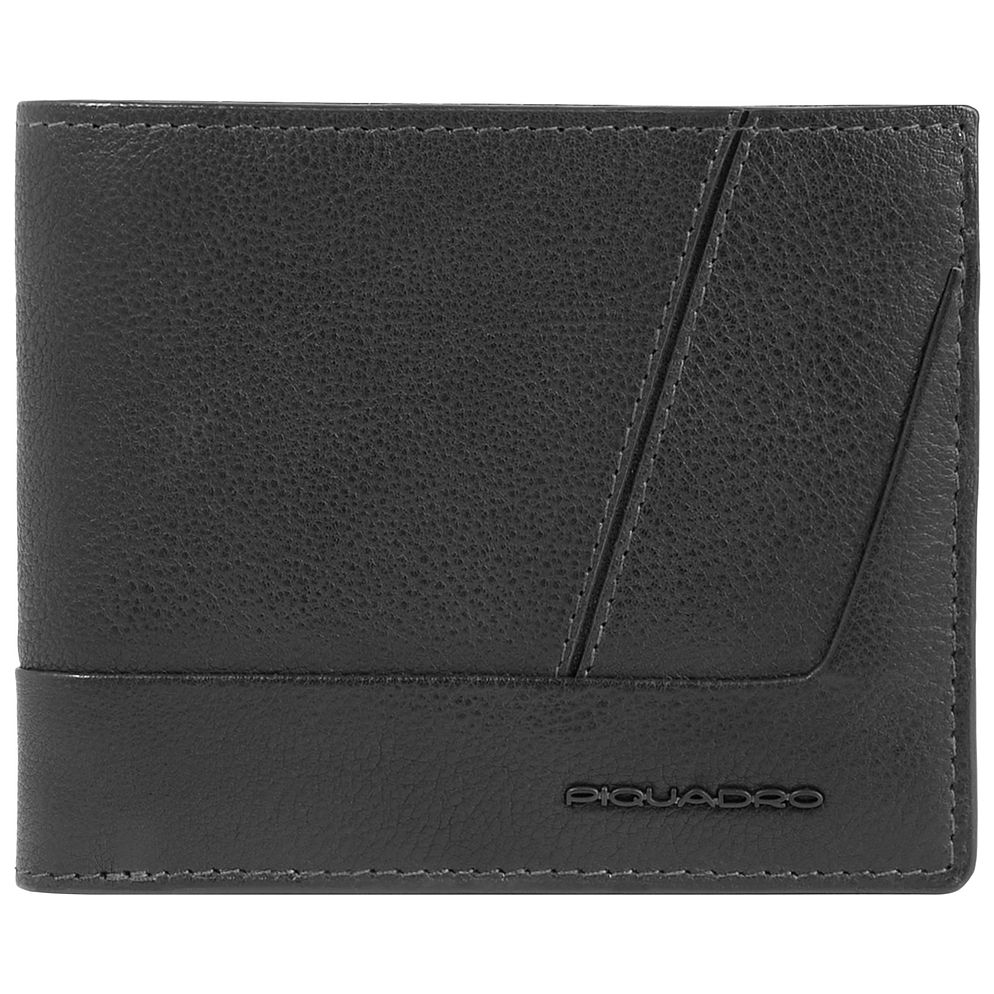 Piquadro Carl Portafoglio Protezione RFID Vera Pelle 11 cm Piquadro Carl Portafoglio Protezione RFID Vera Pelle 11 cm