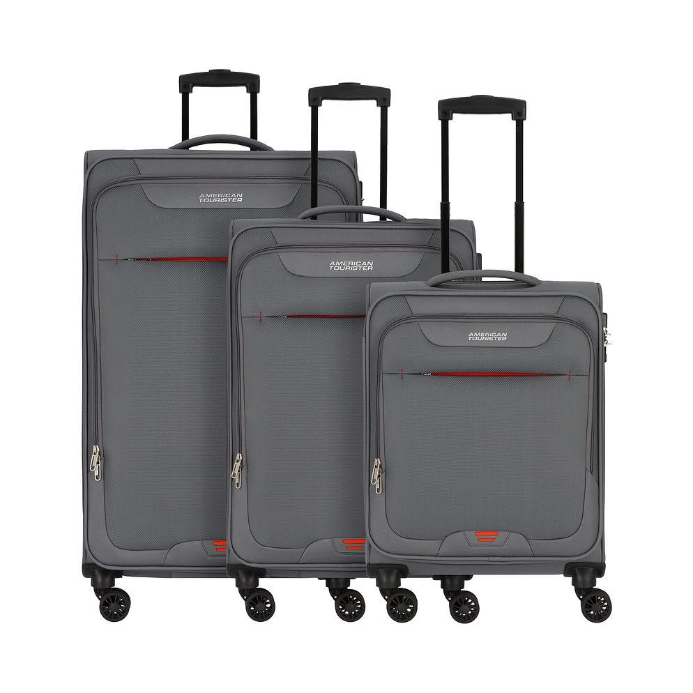American Tourister Street Roll 4 ruote Set di valigie 3 pezzi espandibile American Tourister Street Roll 4 ruote Set di valigie 3 pezzi espandibile