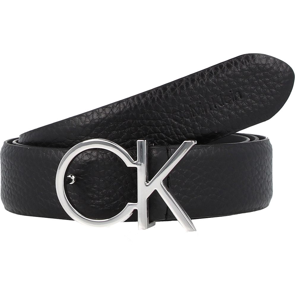 Calvin Klein CK Logo Bælte Læder Calvin Klein CK Logo Bælte Læder