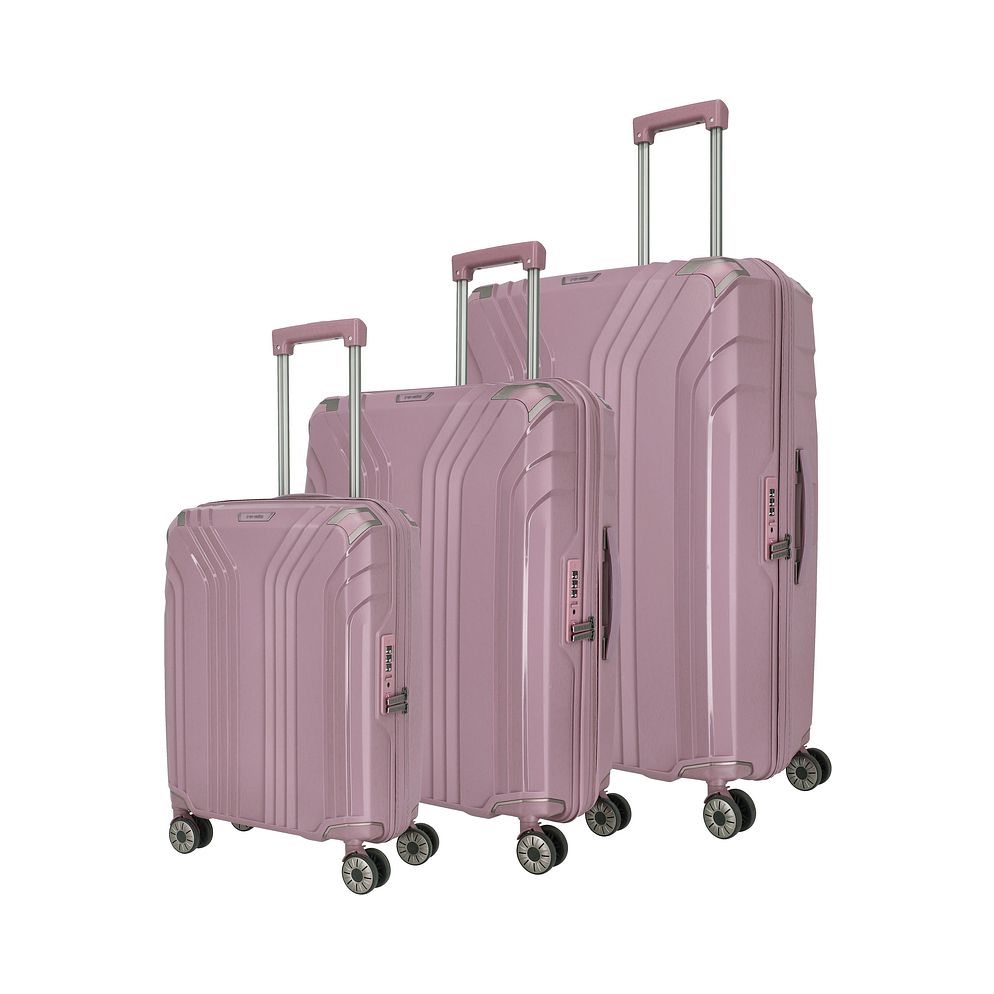 Travelite Elvaa 4 ruote Set di valigie 3 pezzi espandibile Travelite Elvaa 4 ruote Set di valigie 3 pezzi espandibile