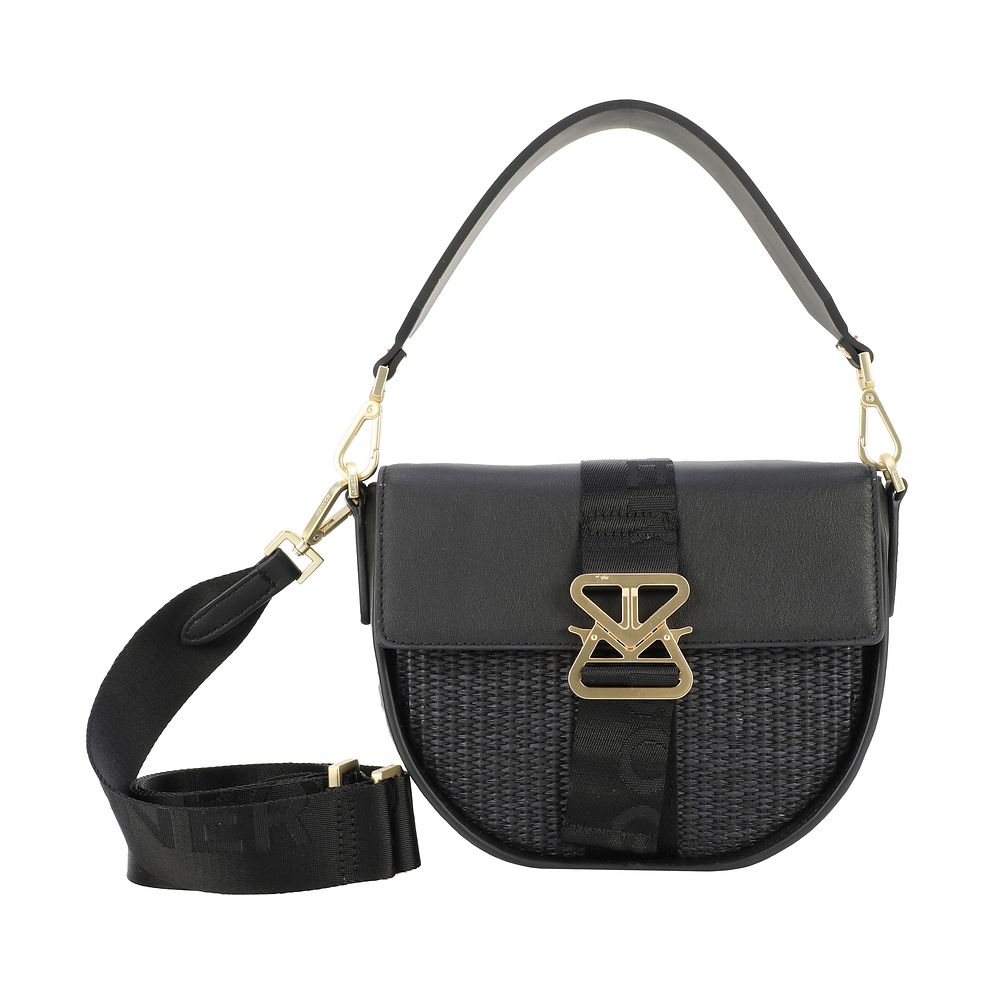 Bogner Zuoz Rafia Cassy Borsa a spalla Vera Pelle 21 cm Bogner Zuoz Rafia Cassy Borsa a spalla Vera Pelle 21 cm