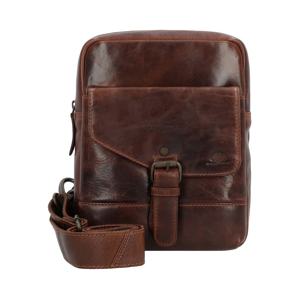 Greenburry Rugged Crossbody taske Læder 19 cm