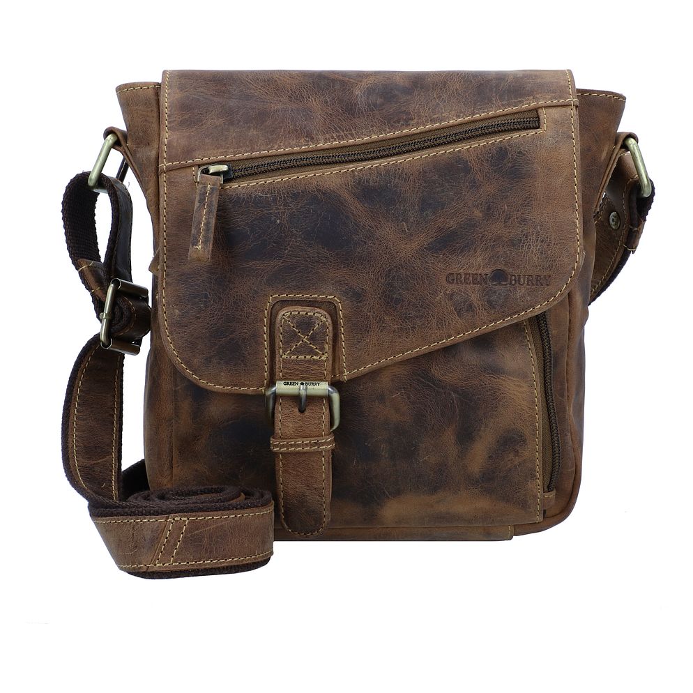 Greenburry Vintage Borsa a tracolla Vera Pelle 26 cm Greenburry Vintage Borsa a tracolla Vera Pelle 26 cm