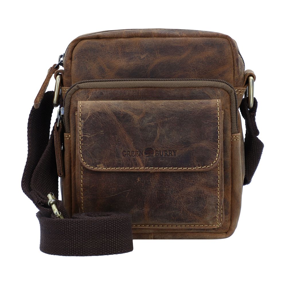 Greenburry Vintage Borsa a tracolla Vera Pelle 18 cm Greenburry Vintage Borsa a tracolla Vera Pelle 18 cm