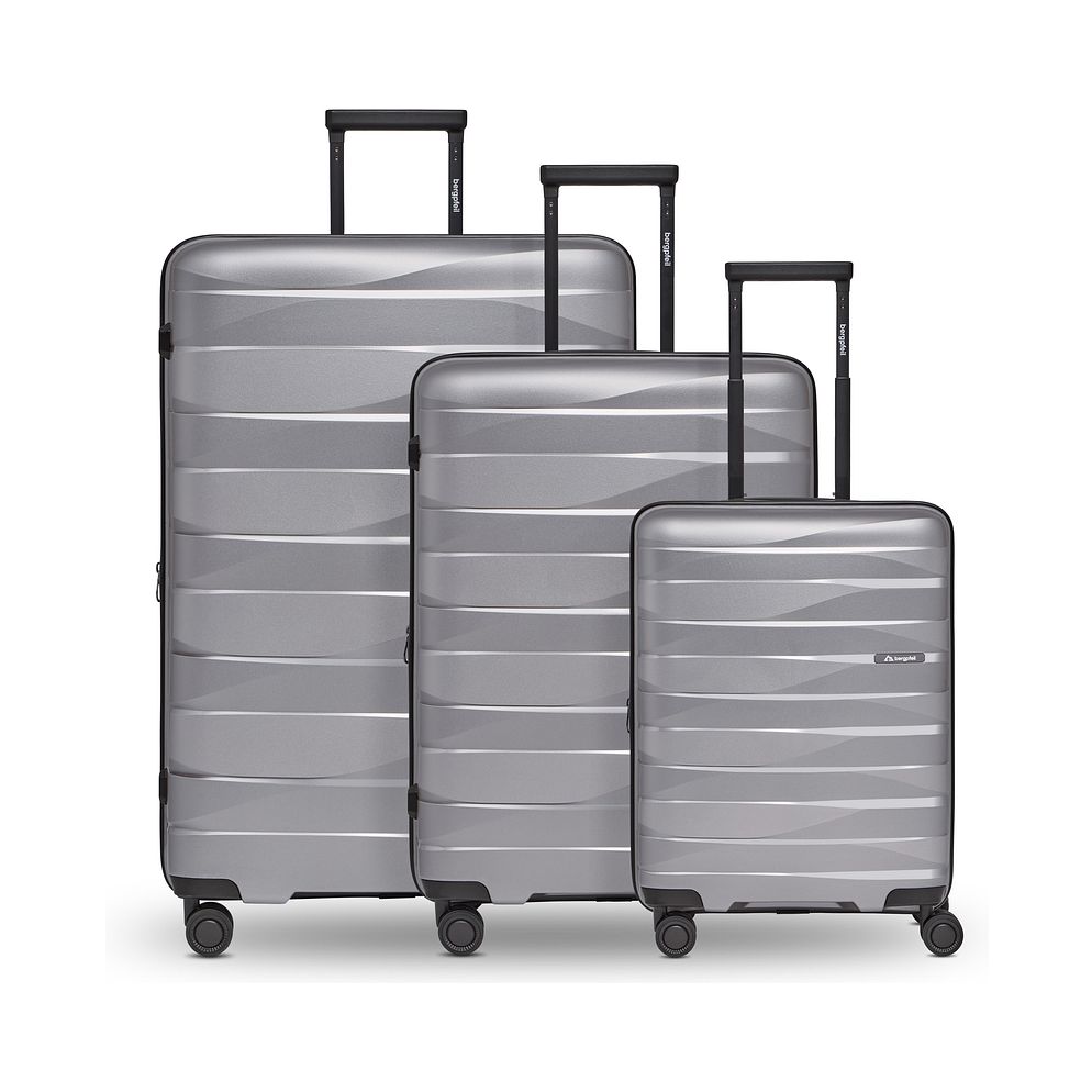 Bergpfeil Travel 4 ruote Set di valigie 3 pezzi espandibile Bergpfeil Travel 4 ruote Set di valigie 3 pezzi espandibile