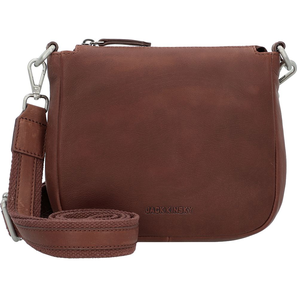 Jack Kinsky Aruba 3 Borsa a tracolla Vera Pelle 20 cm Jack Kinsky Aruba 3 Borsa a tracolla Vera Pelle 20 cm