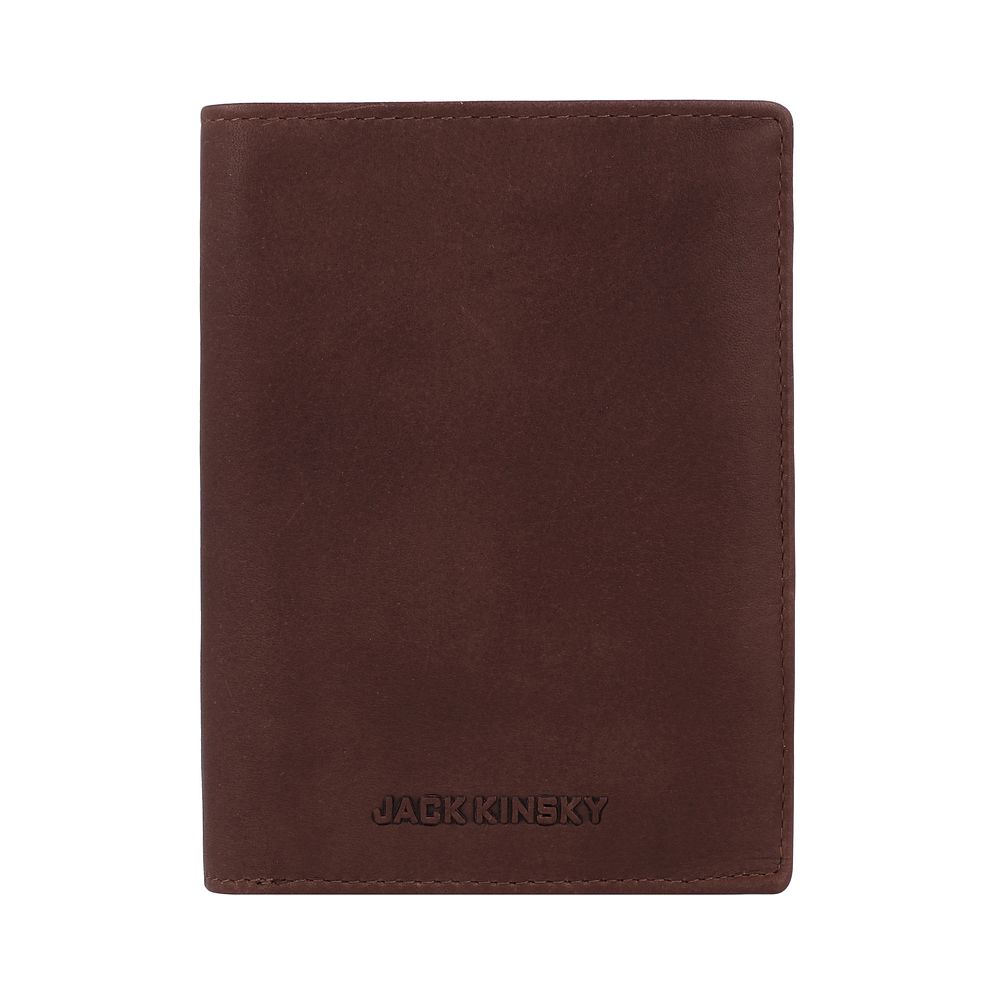 Jack Kinsky Aruba Portafoglio Protezione RFID Vera Pelle 12.5 cm