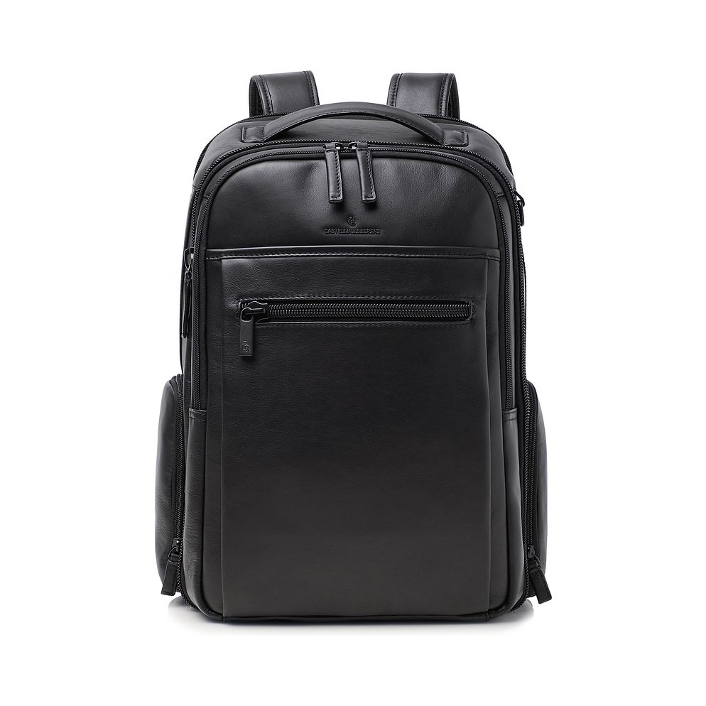 Castelijn & Beerens Nappa X Zaino da lavoro Protezione RFID Vera Pelle 43 cm Vano porta PC Castelijn & Beerens Nappa X Zaino da lavoro Protezione RFID Vera Pelle 43 cm Vano porta PC