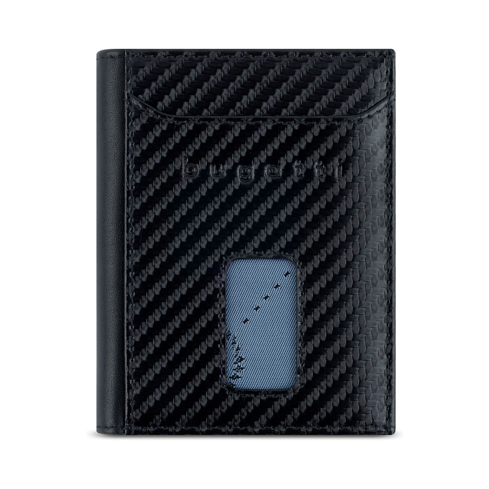 bugatti Secure Slim Portafoglio Protezione RFID Vera Pelle 10 cm bugatti Secure Slim Portafoglio Protezione RFID Vera Pelle 10 cm