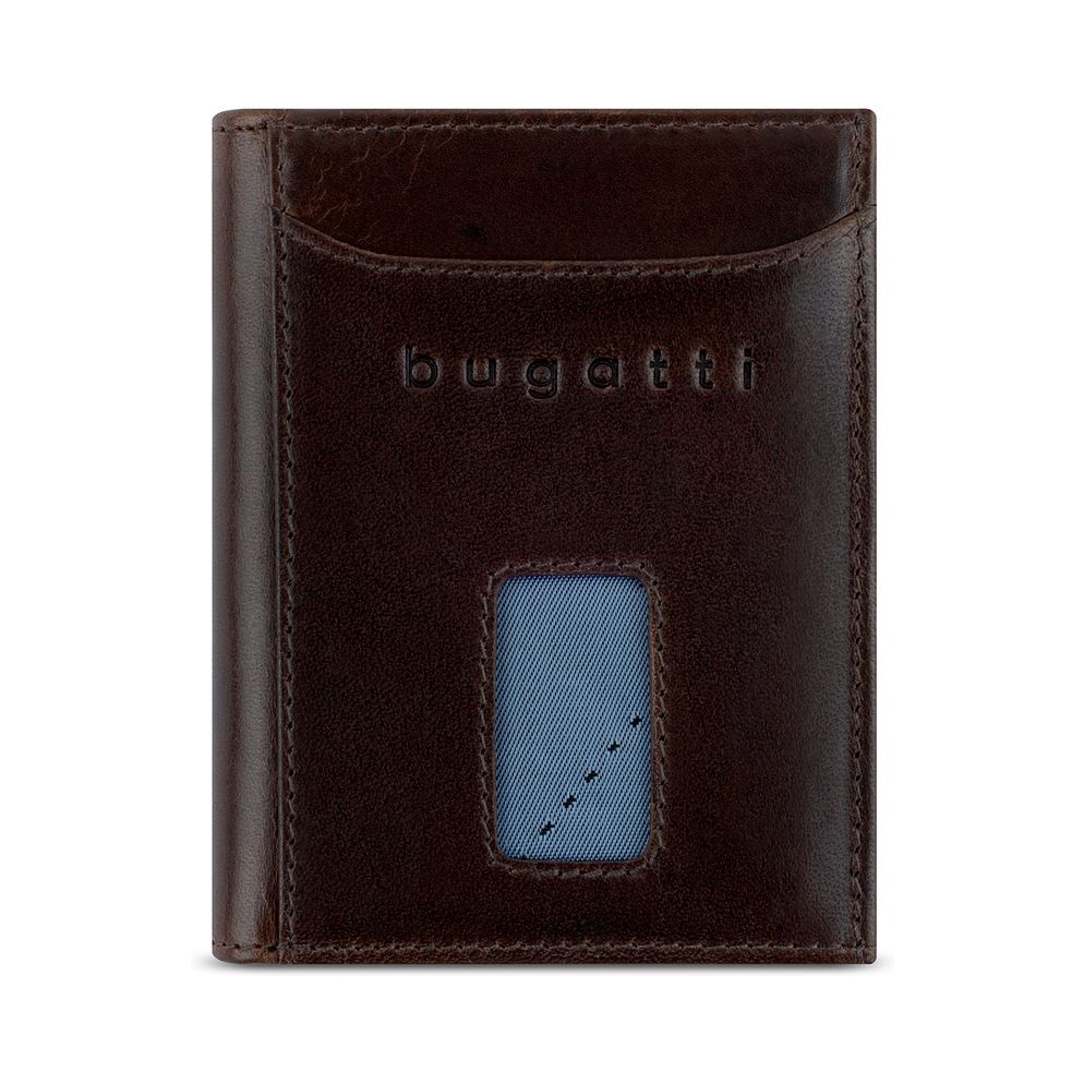 bugatti Secure Slim Portafoglio Protezione RFID Vera Pelle 10 cm bugatti Secure Slim Portafoglio Protezione RFID Vera Pelle 10 cm