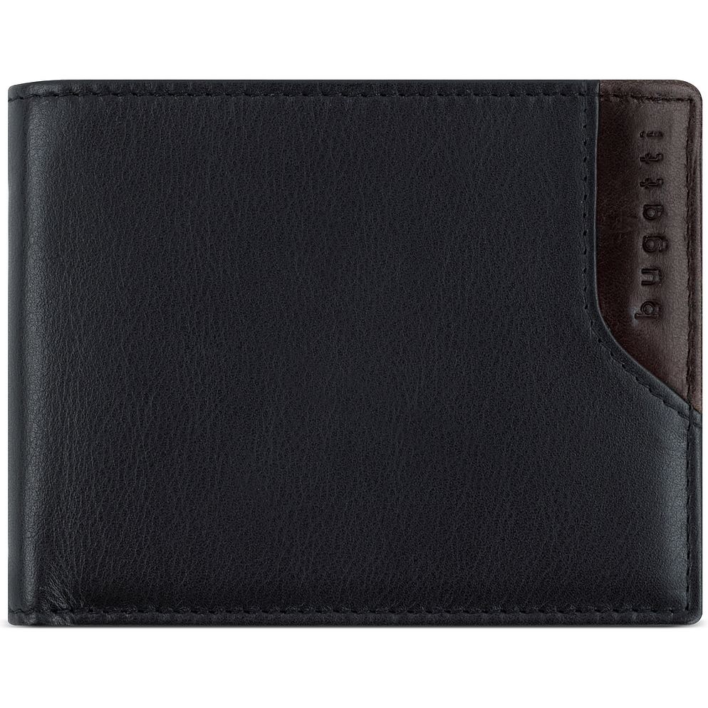 bugatti Corso DeLuxe Portafoglio Protezione RFID Vera Pelle 11.5 cm