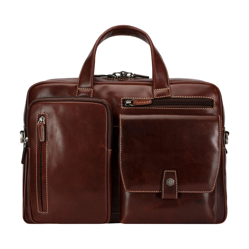 Jekyll & Hide Oxford Valigetta Vera Pelle 38 cm Vano porta PC