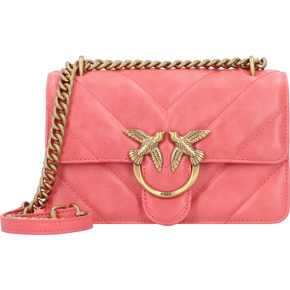 PINKO Love One Borsa a tracolla Vera Pelle 21 cm PINKO Love One Borsa a tracolla Vera Pelle 21 cm