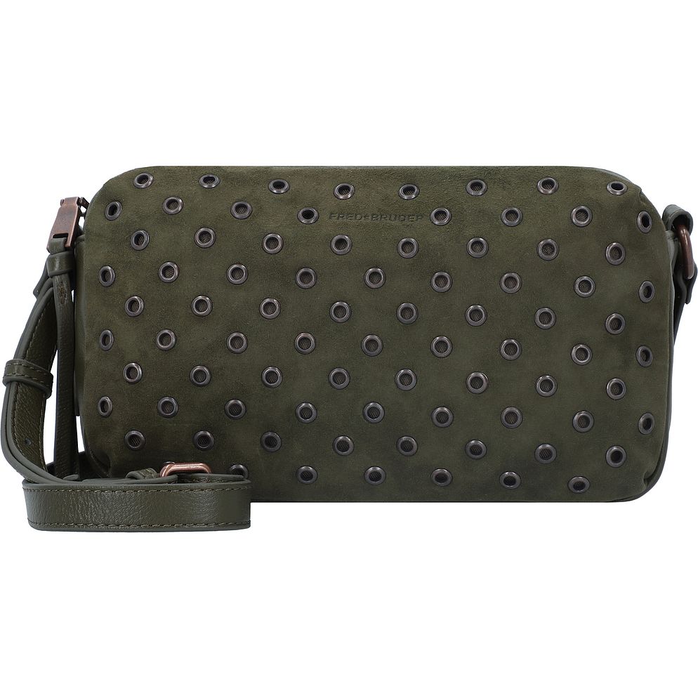 FredsBruder Hey You Rock Borsa a tracolla Vera Pelle 28 cm FredsBruder Hey You Rock Borsa a tracolla Vera Pelle 28 cm