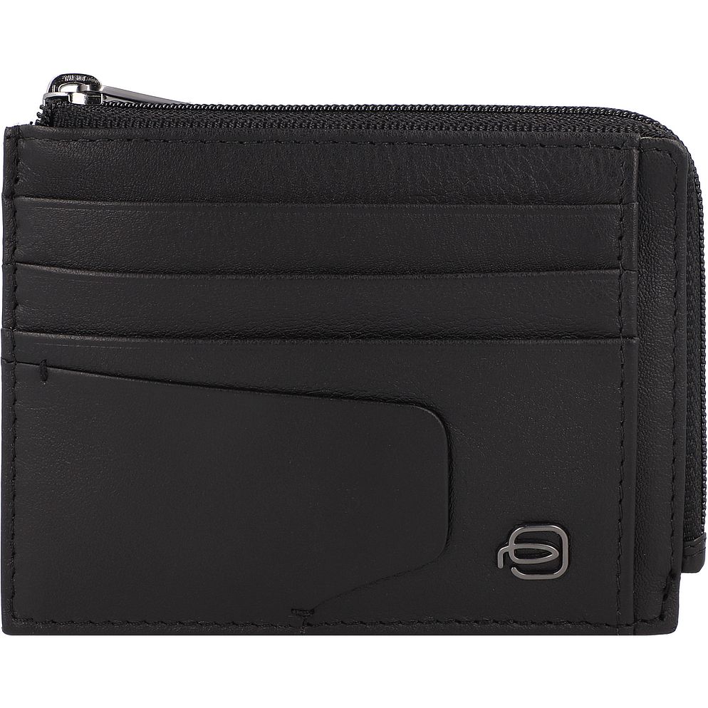 Piquadro Akron Custodia per carta di credito Protezione RFID Vera Pelle 11.5 cm Piquadro Akron Custodia per carta di credito Protezione RFID Vera Pelle 11.5 cm