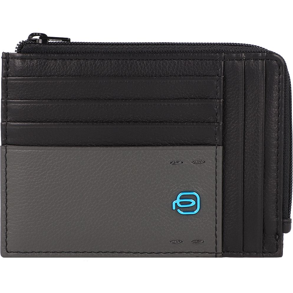 Piquadro Pulse Custodia per carta di credito Protezione RFID Vera Pelle 12 cm Piquadro Pulse Custodia per carta di credito Protezione RFID Vera Pelle 12 cm