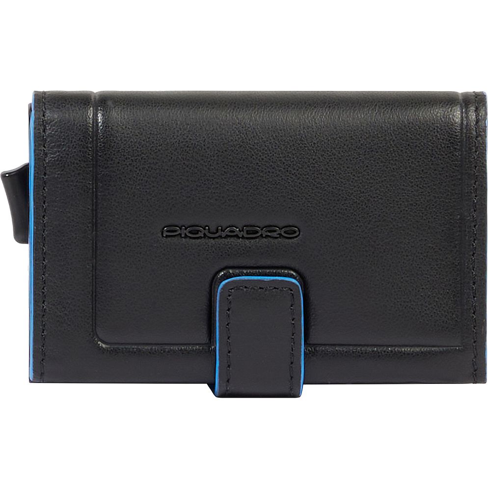 Piquadro Atlas Custodia per carta di credito Protezione RFID Vera Pelle 10 cm Piquadro Atlas Custodia per carta di credito Protezione RFID Vera Pelle 10 cm