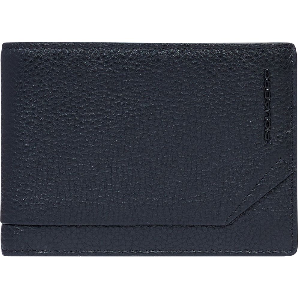 Piquadro Than Portafoglio Protezione RFID Vera Pelle 12.5 cm Piquadro Than Portafoglio Protezione RFID Vera Pelle 12.5 cm