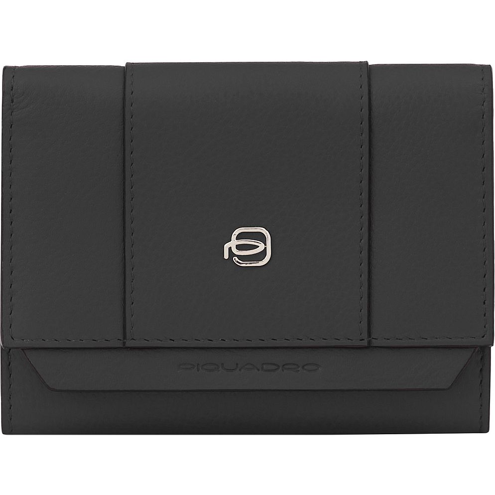 Piquadro Circle Portafoglio Protezione RFID Vera Pelle 12 cm Piquadro Circle Portafoglio Protezione RFID Vera Pelle 12 cm