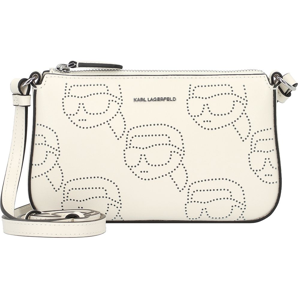 Karl Lagerfeld Ikon Borsa a tracolla Vera Pelle 21 cm Karl Lagerfeld Ikon Borsa a tracolla Vera Pelle 21 cm