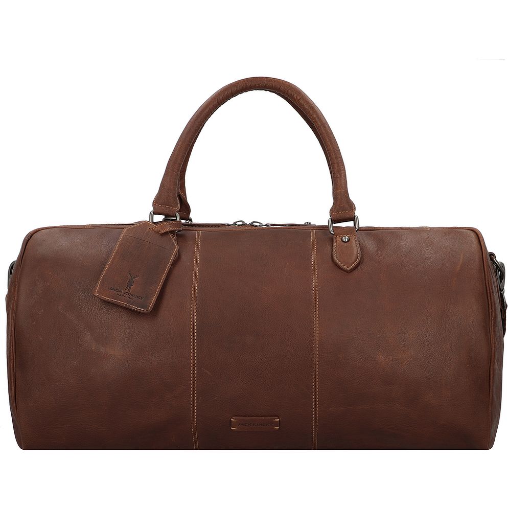 Jack Kinsky Porto Borsa da viaggio Weekender Vera Pelle 55 cm Jack Kinsky Porto Borsa da viaggio Weekender Vera Pelle 55 cm
