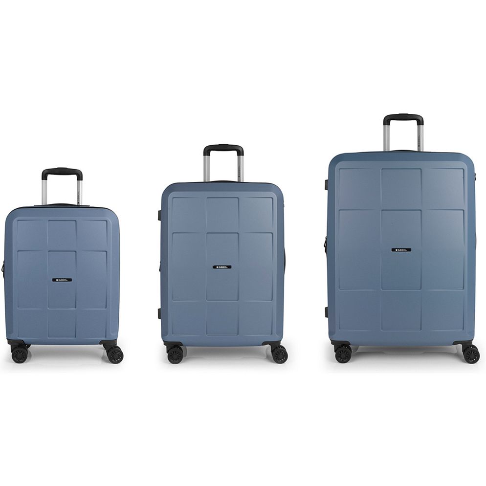 Gabol Montreal 4 ruote Set di valigie 3 pezzi espandibile