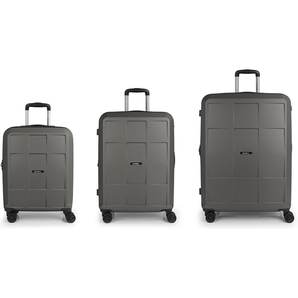 Gabol Montreal 4 ruote Set di valigie 3 pezzi espandibile