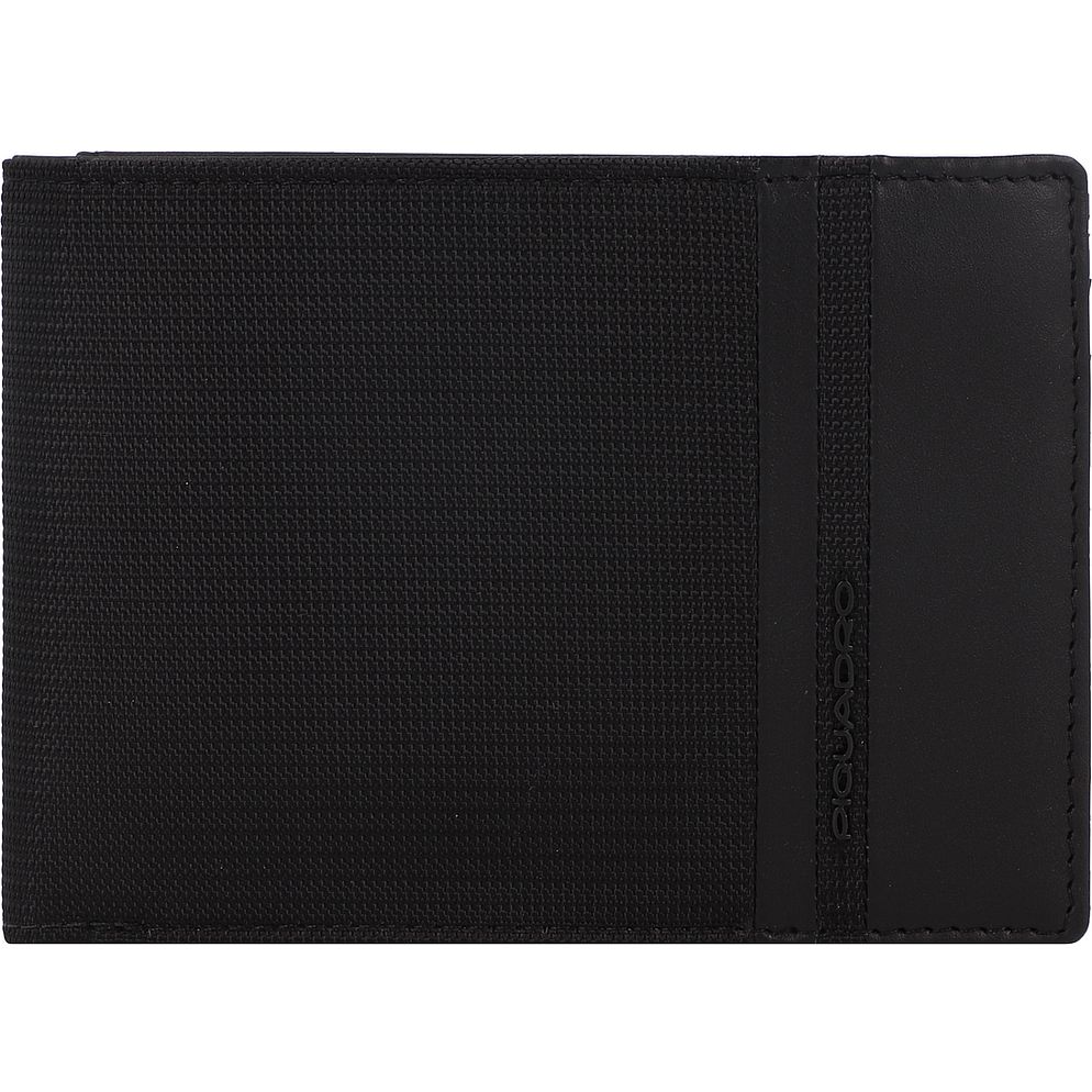 Piquadro Woody Portafoglio Protezione RFID Vera Pelle 13 cm Piquadro Woody Portafoglio Protezione RFID Vera Pelle 13 cm